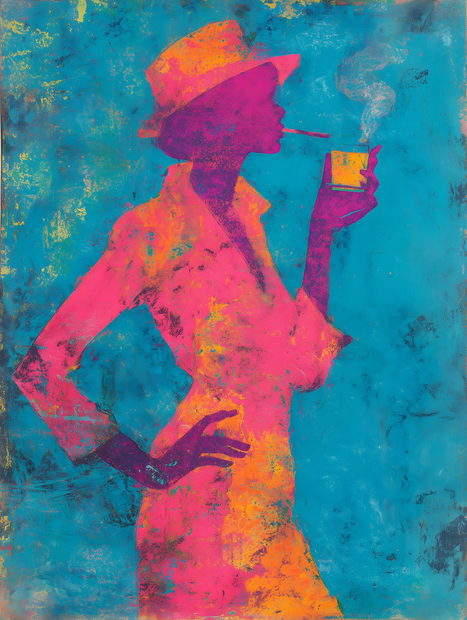 Sabor a Medianoche – Midnight Flavor Vintage Poster Art Print  Print