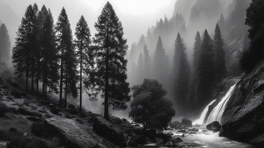 He Restoreth My Soul - Inspirational Landscape Art Prints  Print