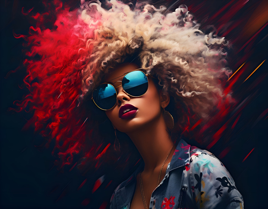 Stunna - Pop Surreal Portrait Art Prints  Print