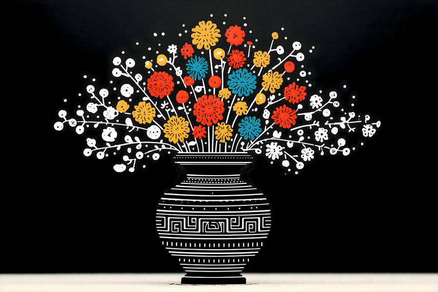 Pop Botanique – Botanical Pop Art Print  Print