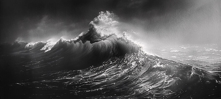 Ocean’s Fury - Crashing Wave Art Prints  Imprimer