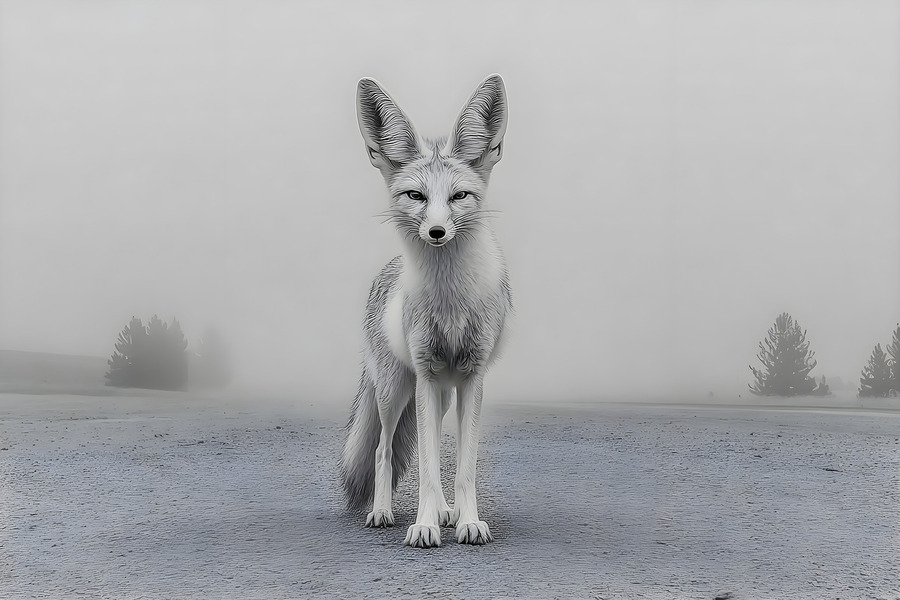 Emberlight – Fennec Fox Print  Print