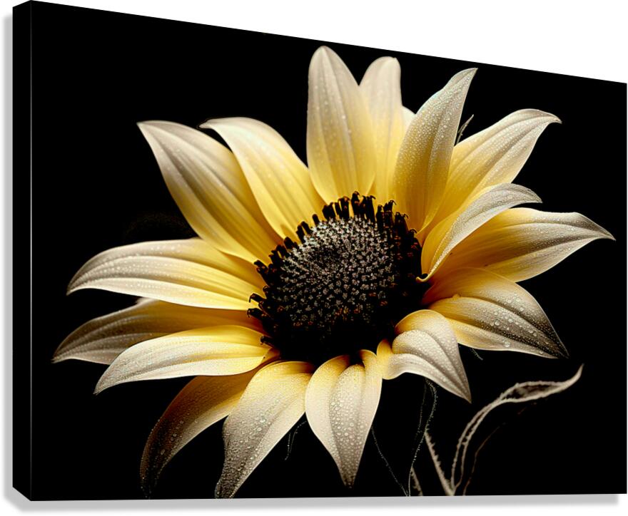 Petal Perspective 48 - Macro Floral Art Prints Canvas Print