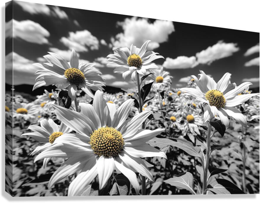 Motion Blur - Abstract Floral Motion Art Prints Canvas Print