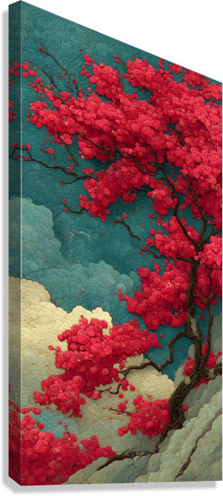 Sakura No Yume 桜の夢 - Cherry Blossom Dream - Japanese Cherry Blossom Art Prints Canvas Print