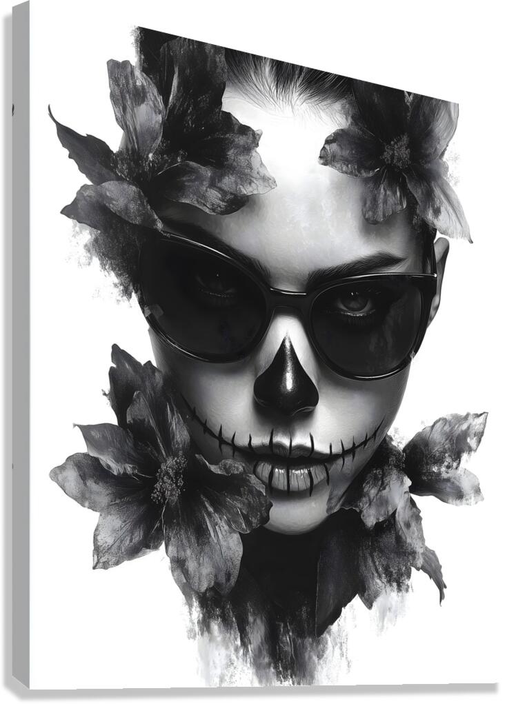 El Arte de Matar – The Art of the Kill Sugar Skull Art Print Canvas Print