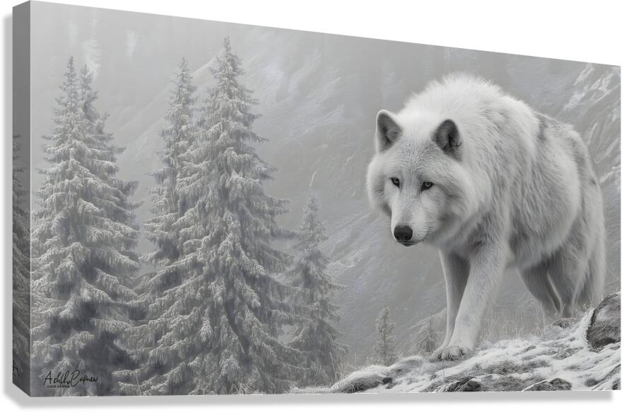 Quiet Companion – Wildlife Portrait Art Print Canvas Print