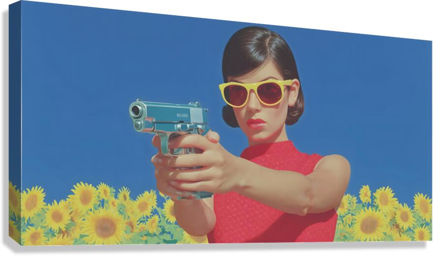 Get Smart – Vintage Pop Fashion Art Print Canvas Print