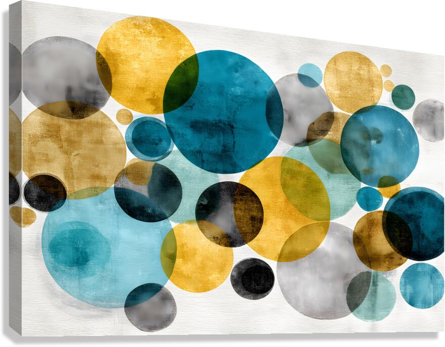 Circles in Balance – Modern Geometric Art Print Canvas Print