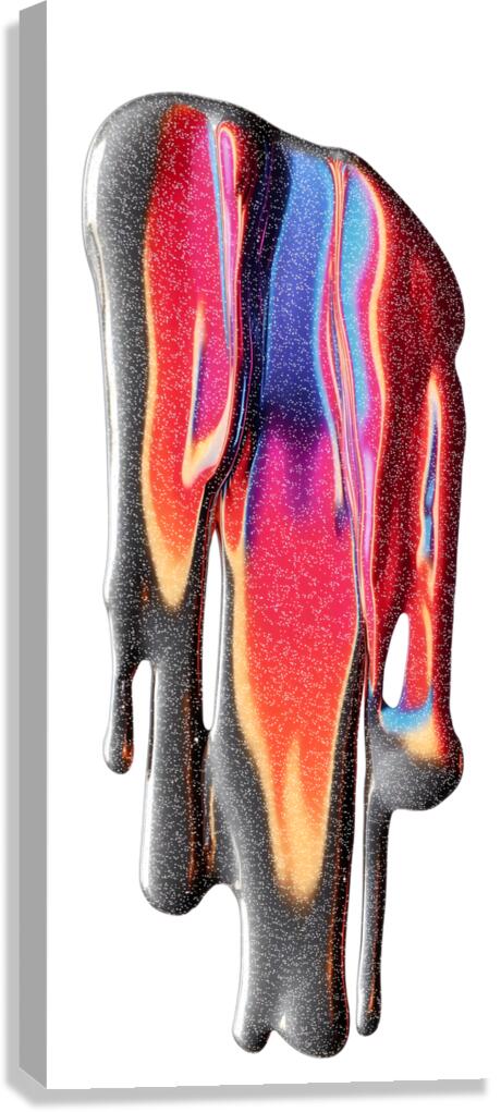 Velocity Palette – Compressed Color Burst Print Canvas Print