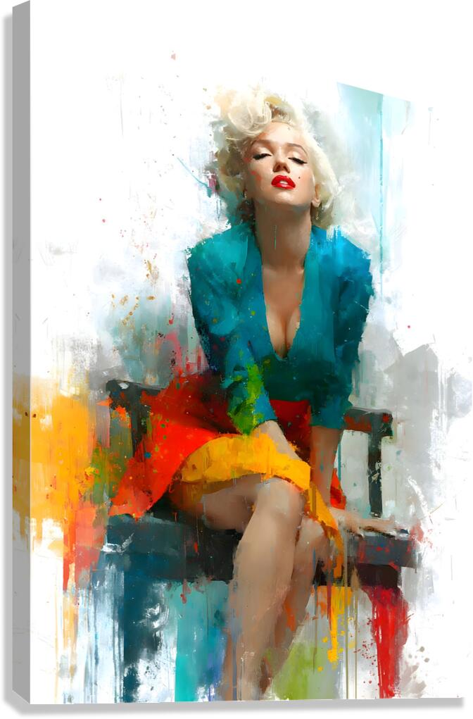 Icon in Color – Modern Muse Print Canvas Print