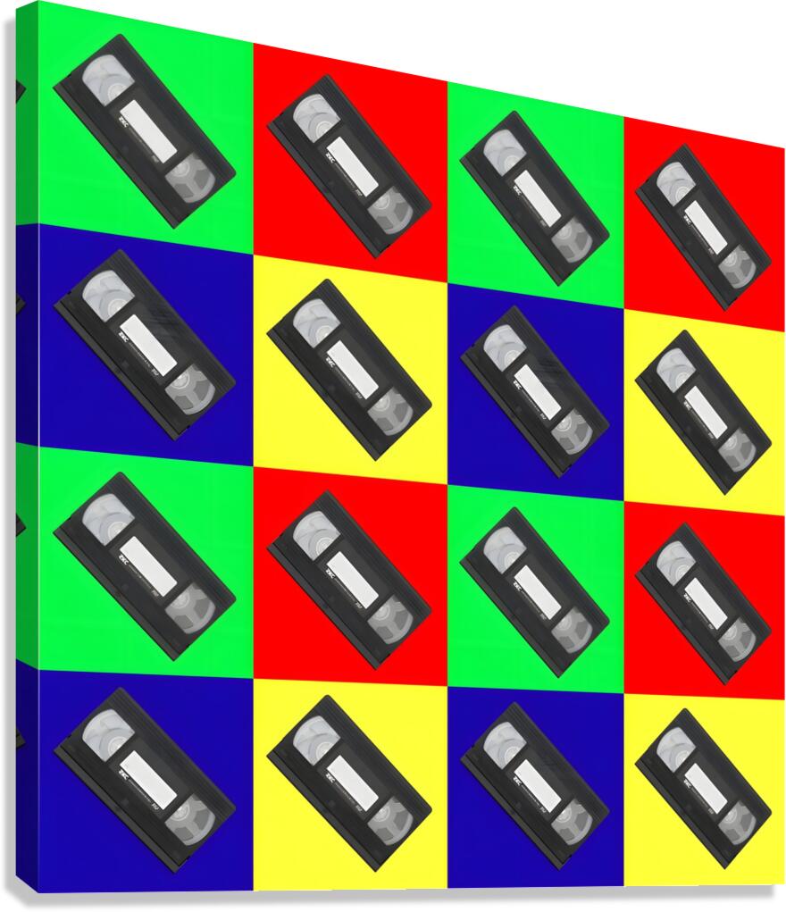 Be Kind Rewind – VHS Pop Art Print Canvas Print