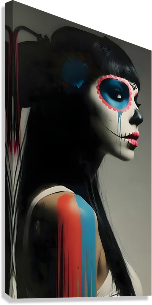 Lagrimas Azules – Blue Tears print Canvas Print