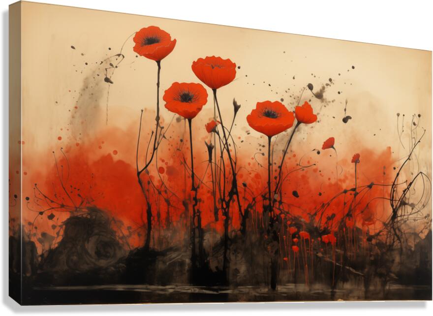 Joy - Whimsical Pop Portrait Art Prints Canvas Print