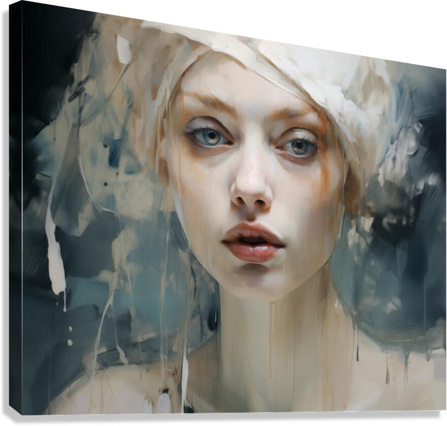 Un-Broken - Contemporary Figurative Portrait Art Prints Canvas Print