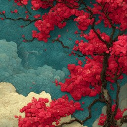 Sakura No Yume 桜の夢 - Cherry Blossom Dream - Japanese Cherry Blossom Art Prints