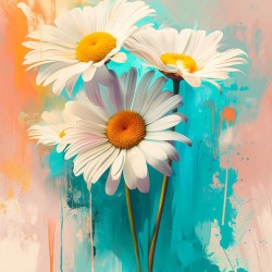 Gerber Daisies - Bright Daisy Bouquet Art Prints