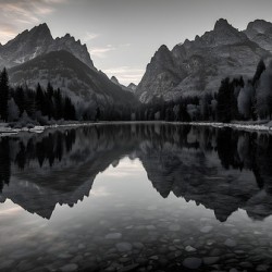 Rorschach Sunset - Modern Sunset Landscape Art Prints