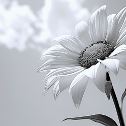 Helianthus Debilis - Botanical Sunflower Study Art Prints