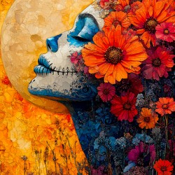 Cempasuchil Eterna - Eternal Marigold - Marigold Floral Art Prints