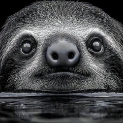 Sloth – Wildlife Portrait Art Print