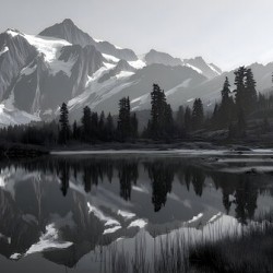 Where Giants Sleep - Mountain Landscape Art Prints