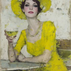 L’Elegance Citron – Lemon Elegance Vintage Poster Art Print