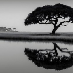 Solitude - Monochrome Landscape Art Prints