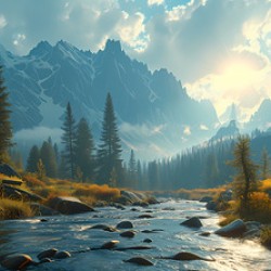 Home Away From Home - Tranquil Landscape Art Prints