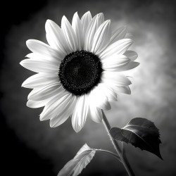 Sunflower Selfie 21 - Sunflower Portrait Art Prints