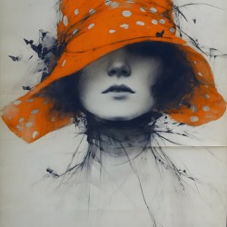 The Lady of the Hat – Vintage Fashion Art Print