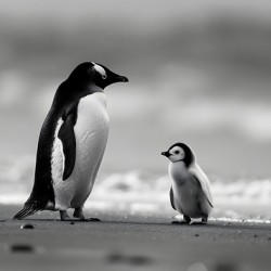 Under His Wings - Inspirational Monochrome Art Prints