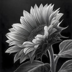 Sunflower Selfie 20 - Sunflower Portrait Art Prints