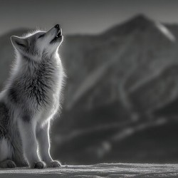 Running Companion – Wildlife Motion Art Print