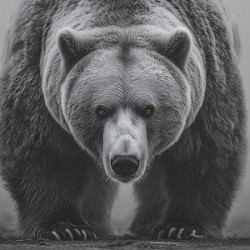 Apex Predator – Bear Portrait Art Print