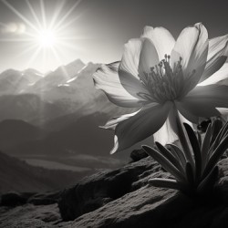 Alone – Dramatic Seascape Art Print