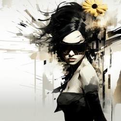 Assassin –  Womens Portrait Art Print