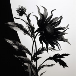 Black and White – Minimal Botanical Art Print