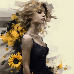 Mania – Pop Surreal Portrait Art Print