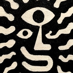 Third Eye Aura – Surreal Face Print