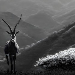 Silent Horn – Saola Print