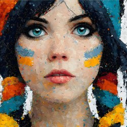 Who Told You  – Modern Portrait Print