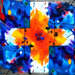 Petal Parade – Candy-Color Floral Abstract Print