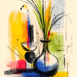 Studio Still – Abstract Vase Composition Print
