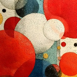 Orbit Geometry – Modern Circle Abstract PPrint.