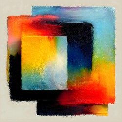 Chromatic Blocks II  – Patchwork Abstract Print