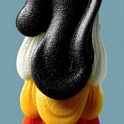 Color Stack Totem – Pop Abstract Sculpture Print