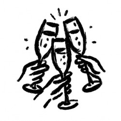 Happy New Year – Festive Celebration Art Print