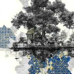 Sanctuary Root – Architectural Tree Reflection Print