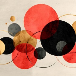 Celestial Orbits – Minimalist Geometry Art Print